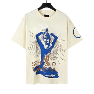 เสื้อยืดพิมพ์ลายแขนสั้นทรงโอเวอร์ไซส์สำหรับฤดูร้อนปี 2026 ผ้าฝ้าย 100% ดีไซน์เรียบง่าย สไตล์สตรีทแวร์ แห้งเร็วและเป็นมิตรกับสิ่งแวดล้อม - Product Image 4