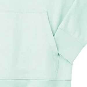 Sweat-shirt à capuche vert menthe pour homme, coupe classique, couleur unie, décontracté, manches longues, en coton tricoté molletonné, style automne - Product Image 2