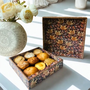 Plateau en bois imprimé artisanal, prix abordable, design unique, plateau imprimé en MDF fait main, excellente qualité, vente directe d'usine - Product Image 2