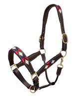 Licou de polo en cuir d'Argentine solide et réglable en cuir et nylon licou de cheval durable et saisonnier conceptions personnalisées