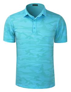 2024 Camisetas De Golf de camuflaje de verano para hombres, camiseta Polo de Golf de secado rápido de manga corta que absorbe la humedad - Product Image 6
