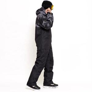 <b>Waterproof</b> One-Piece Ski Suit Men Women Camouflage Snowboard Jumpsuit Windproof Thermal Winter Outdoor Mountain Wear <b>Overall</b> - Product Image 2