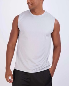 High Quality Custom Breathable Knitted Casual Fitness <b>Running</b> Jogging Gym <b>Singlets</b> Tank Top US Size Sport for Men's - Product Image 5