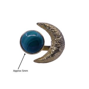 Wedding Wear 925 Sterling Silver Gold Plated Jewelry <b>Turquoise</b> Gemstone Women Wear Classic Couple <b>Ring</b> - Product Image 1