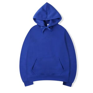 Sweat-shirt à capuche blanc pour homme, coupe classique, en coton French Terry, pull décontracté avec poche, vêtement d'automne - Product Image 2