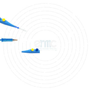 Crayon électrochirurgical bipolaire manuel en acier inoxydable à usage unique avec nettoyeur de pointe et étui - Product Image 5