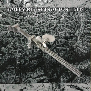 Retractor Manual de Acero Inoxidable de Alta Calidad de 16 cm, Tipo Bailey, con Puntas Afiladas, Certificado CE, para Cirugía Cardiovascular - Product Image 4