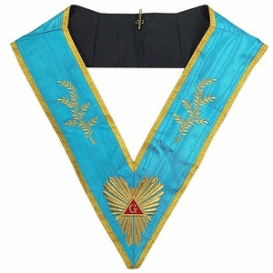 Collares de Rito Escocés, Regalia de Lujo, Bordado Fino, Correa Ajustable, Tela Resistente, Suministro del Fabricante - Product Image 2