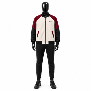 Custom Wholesale Unisex Letterman Varsity <b>Jacket</b> High Quality <b>Vintage</b> Streetwear Zip Up <b>Bomber</b> Baseball <b>Jacket</b> for Men Women - Product Image 3