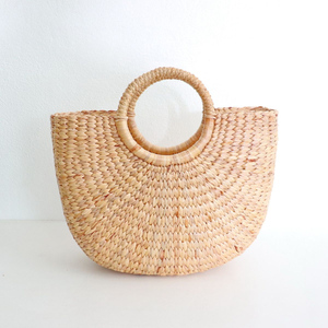 Sacs à main modernes pour femmes, sac à main en jonc de mer écologique, fabrication OEM acceptée, logo personnalisé, usine au Vietnam, HNH Craft - Product Image 2