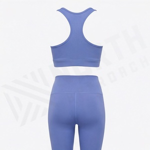 Conjunto Deportivo Ligero para Mujer, Ropa de Yoga con Logotipo Personalizado, Top Corto sin Mangas, Ropa Deportiva Activa - Product Image 2