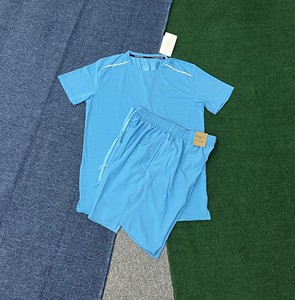 Summer Sports Men's Quick-Dry T-Shirt <b>Sets</b> and Short Sleeve, Track Training, Running, Fitness, Basketball, Marathon - Product Image 6