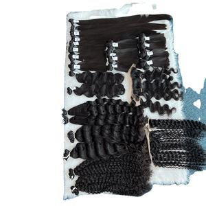 Venta al por mayor de pelo camboyano donante Raw -1 más alta calidad Virgen Remy trama paquete estilo ondulado extensiones de cabello humano - Product Image 6