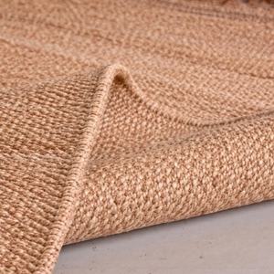 Tapis en jute naturel fait main |   Tapis d'intérieur moderne abstrait tressé à la main en jute écologique antidérapant pour salon, chambre et maison - Product Image 5