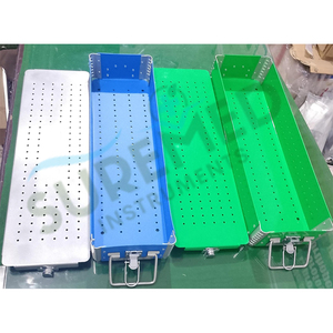 Aluminum Surgical Tray Sterilization <b>Box</b> Surgical Instrument Sterilization Container Aluminum Surgical Tray Sterilization <b>Box</b> - Product Image 2