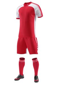 Conjunto de Camiseta de Fútbol para Hombre, Manga Corta, Bloques de Color, Poliéster que Absorbe la Humedad, Uniformes para Adultos, Todas las Temporadas - Product Image 4