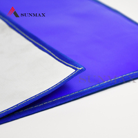 Couverture ignifuge en fibre de verre enduite de silicone personnalisée pour l'isolation thermique