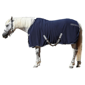 PRIMEFIELD ENTERPRISES Tapis de selle de luxe matelassé Ripstop avec garniture dorée, motif point de chaînette, doublure en maille, coton/polyester - Product Image 1