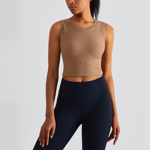 Sujetador Deportivo de Compresión Transpirable de Talla Grande para Mujer con Logotipo Personalizado, Soporte Medio, Secado Rápido, Comodidad, Almohadilla Frontal Extraíble, Yoga - Product Image 3