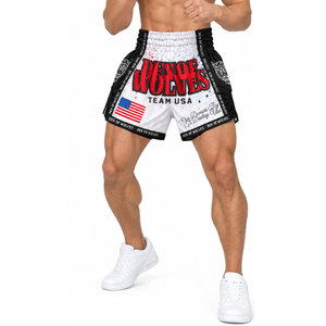 Pantalones Cortos de Muay Thai MMA de Primera Calidad para Hombre, Diseño Personalizado, Talla Grande, 100% Poliéster, Pantalones Cortos de Entrenamiento de Artes Marciales - Product Image 5
