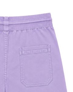 Pantalones Cortos Bermuda Casuales para Hombre, Color Lavanda, Personalizados, con Cordón, Ligeros, de Corte Holgado, Mezcla de Algodón, para Playa - Product Image 6