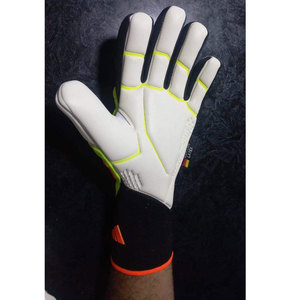 Gants de gardien de but professionnels à doigts entiers, avec sangle de poignet réglable, antidérapants, respirants, en caoutchouc, avec protection du pouce - Product Image 5