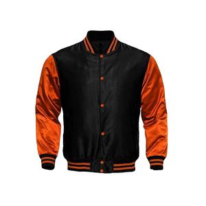 Chaqueta Varsity 100% Poliéster Personalizada para Baloncesto, Deportiva, Estilo Urbano, Servicio OEM, Logotipo Bordado Personalizado, Unisex 2026 - Product Image 3
