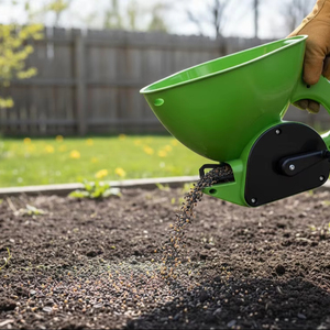 Esparcidor Manual Rotatorio de 4 lb, Esparcidor Manual Multiusos para Semillas, Fertilizantes, Césped y Sal para Derretir Hielo ODGGAD005 - Product Image 1