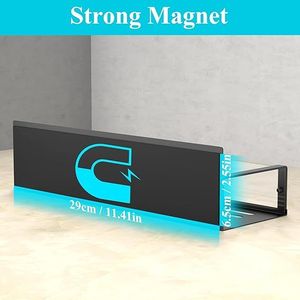 Set di 4 Organizzatori Magnetici Trasparenti per Spezie, per Frigorifero e Forno, Gestione Efficiente della Cucina - Product Image 5