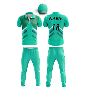 Tenue de cricket pour les tournois, imprimée par transfert thermique, respirante, à manches courtes, kit d'entraînement de cricket, vêtements d'équipe - Product Image 5
