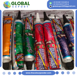 โกลเชีย ฮีนน่าหลากสีแบบกรวยและหลอด ปลอดภัยต่อผิวหนัง ย่อยสลายได้ทางชีวภาพ บรรจุภัณฑ์แบบขายส่ง เหมาะสำหรับเทศกาล กิจกรรมทางวัฒนธรรม และงานเฉลิมฉลองทางศาสนา - Product Image 3