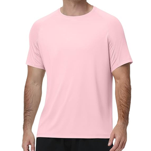 Camiseta Deportiva de Manga Corta para Hombre, Azul, de Secado Rápido, Poliéster, Compresión, Protección contra Rozaduras, Ropa Deportiva - Product Image 2