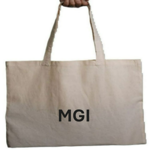 Bolsa de Mano de Lona de Algodón Resistente con Logotipo Personalizado, Bolsa de Compras para la Playa, Ecológica y Reutilizable para Mujer - Product Image 3