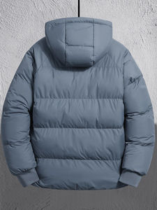 Veste en jean vintage pour homme de haute qualité, blanche, noire, verte - Respirante, écologique, coupe-vent, teinte en pièce, col roulé intégral - Product Image 2