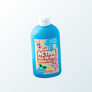 Geles de ducha I'm Not a Baby, gel de baño y champú para bebés, todo en uno, aroma a melocotón dulce y manzana fresca, set de 300 ml - Product Image 1