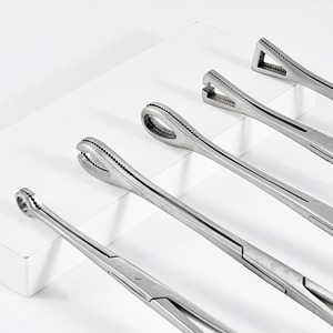 Pinzas Quirúrgicas Ergonómicas de Acero Quirúrgico AMETRINE con Certificación CE, Profesionales para Perforaciones de Ombligo, Oreja, Nariz, Septum y Labio, con 3 Posiciones de Mandíbula - Product Image 5