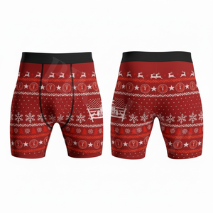 Accepted Private Label Compression <b>Boxer</b> Briefs Seamless Athletic Shorts Quick Dry Breathable Running Support Underwear Shorts - Product Image 5