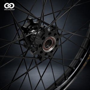 Ensemble de roues tout-terrain <span class=keywords><strong>KKE</strong></span> 19/16 pouces, 1.6x19 avant, 1.85x16 arrière, moyeux colorés pour Surron Light Bee - Product Image 3