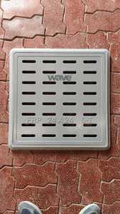 Wave FRP Square Gully <b>Cover</b> 10 X 10 5-T Molded Composite <b>Drain</b> Grate with High-Intensity Prismatic Visibility Model 3 - Product Image 6