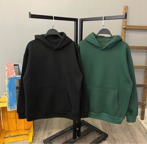 500g Cotton Print Pocket Hooded Pullover <b>Sweatshirt</b> Loose-fit Drop-shoulder Design Winter <b>Fleece</b>-<b>lined</b> Extra-thick 6XL Plus-size - Product Image 5