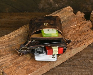Sustainable Cheap price <b>Leather</b> <b>Bag</b> Chest Shoulder Crossbody Shoulder wholesale price Water-resistant <b>soft</b> <b>Leather</b> Chest <b>Bag</b> - Product Image 4
