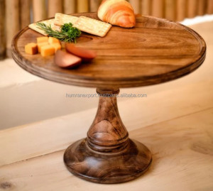 แท่นวางเค้กสไตล์วินเทจ-แท่นวางขนมไม้แนวชนบท - Product Image 1