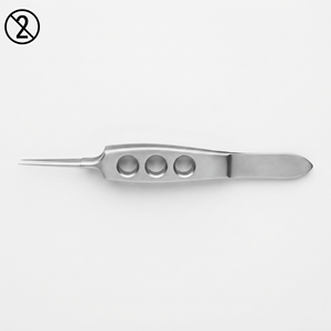 Pinzas Bonn de Alta Calidad, Cortas, 0.12mm, Pinzas Oftálmicas Microquirúrgicas para Tejidos, Acero Inoxidable, Instrumento para Cirugía Ocular - Product Image 3