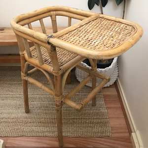 Silla Alta de Ratán para Bebés al por Mayor, Silla de Alimentación de Alta Calidad a Precio de Fábrica para Niños Pequeños y Bebés - Product Image 3