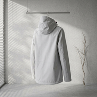 Blouson matelassé noir à capuche pour homme, imperméable, réversible, coupe-vent, décontracté, pour l'hiver, avec fermeture éclair frontale, couleur unie
