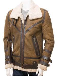 Veste en peau de mouton pour homme, veste en fourrure de mouton neuve de qualité supérieure pour homme en provenance du Pakistan - Product Image 3