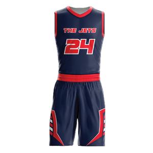 Uniformes de sublimation vierges personnalisables pour hommes, maillot de basket-ball 2025 réversible, shorts de basket-ball d'été, vente en gros - Product Image 1