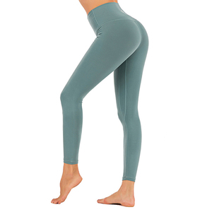 Shorts sans couture taille mi-haute GAF pour femme, shorts de yoga froncés aux fesses, shorts d'entraînement avec logo personnalisé, ensemble soutien-gorge et short, séchage rapide et simple - Product Image 6