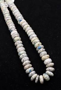 ลูกปัดทรงรอนเดลล์ K2 ธรรมชาติหายาก ขนาด 11-12 มม. ลูกปัดพลอย K2 เรียบเนียน ความยาว 16 นิ้ว สำหรับทำเครื่องประดับ - Product Image 4