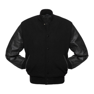 Men Varsity Jacket Premium Style Leather Sleeves Streetwear Bomber Coat For Winter Fashion Casual Outfits Trendy Sports Wear - Product Image 2